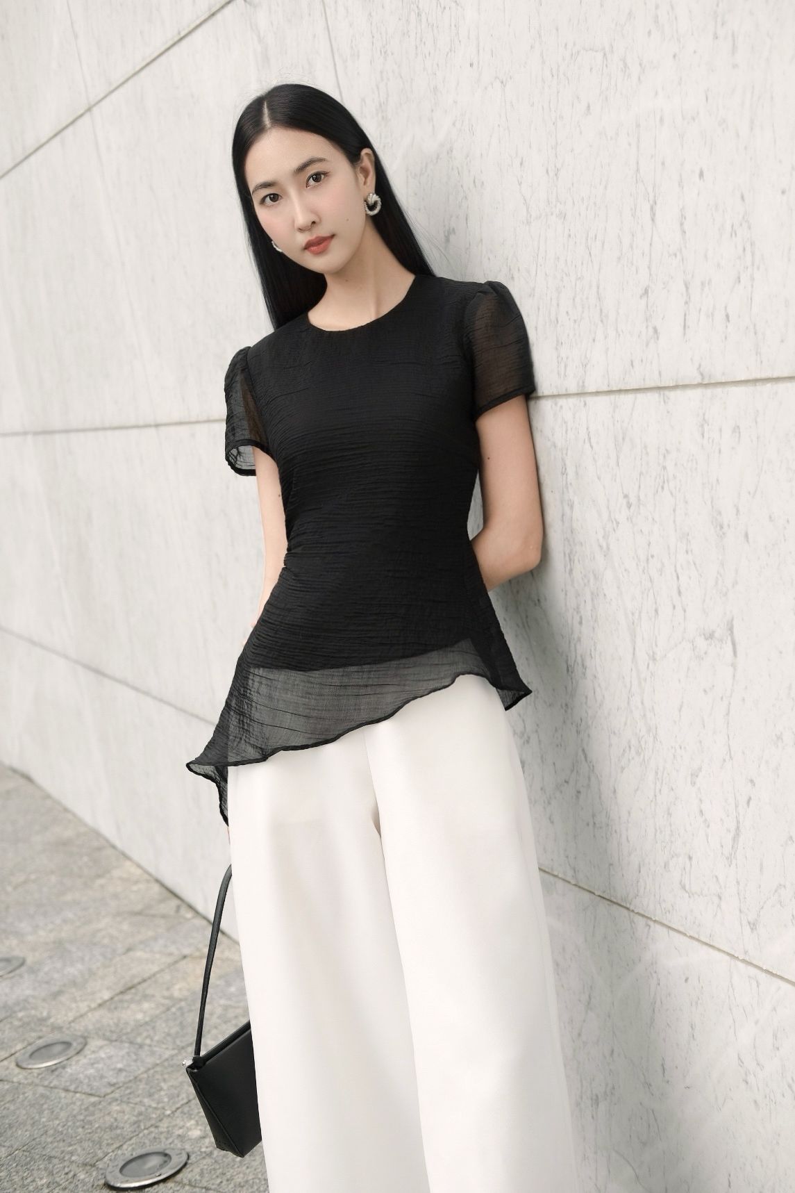 Áo Maelys Top in Black