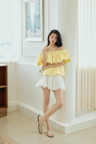  Áo Hansel Floral Top in Yellow 