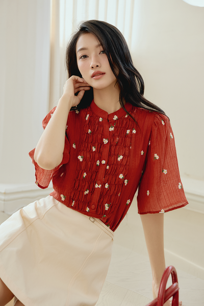  Áo Stella Top in Red 