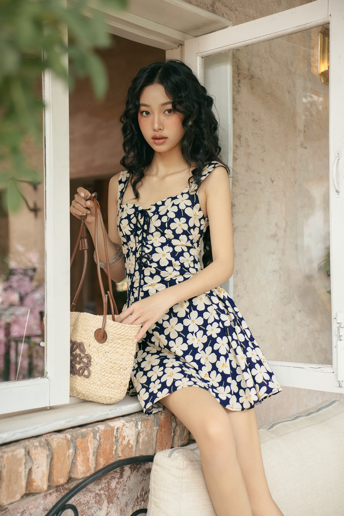 Eilidh Fleur Dress in Black