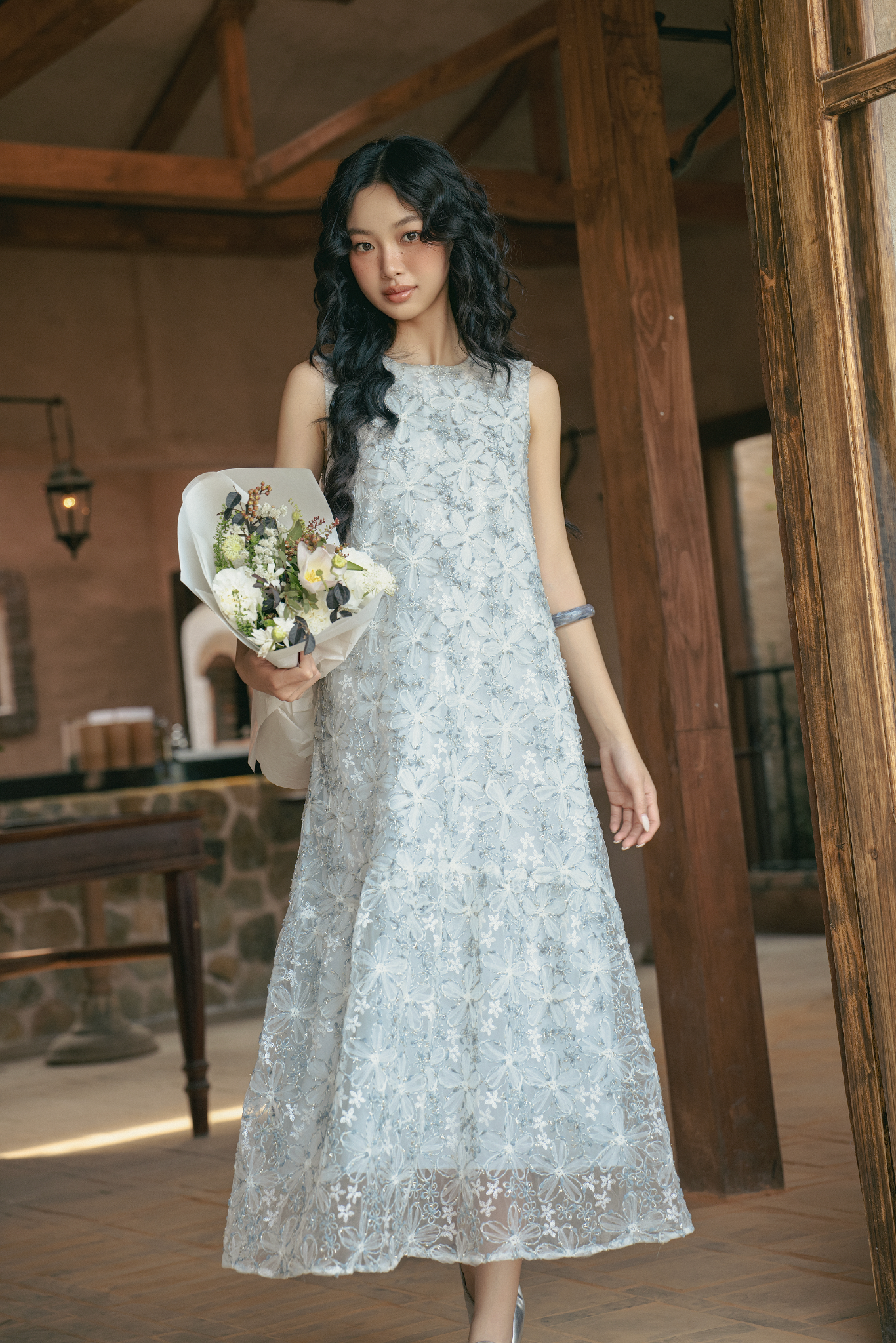 Blush Lace Dress