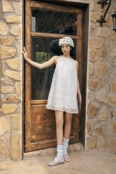  Demille Fleur Dress in Cream 