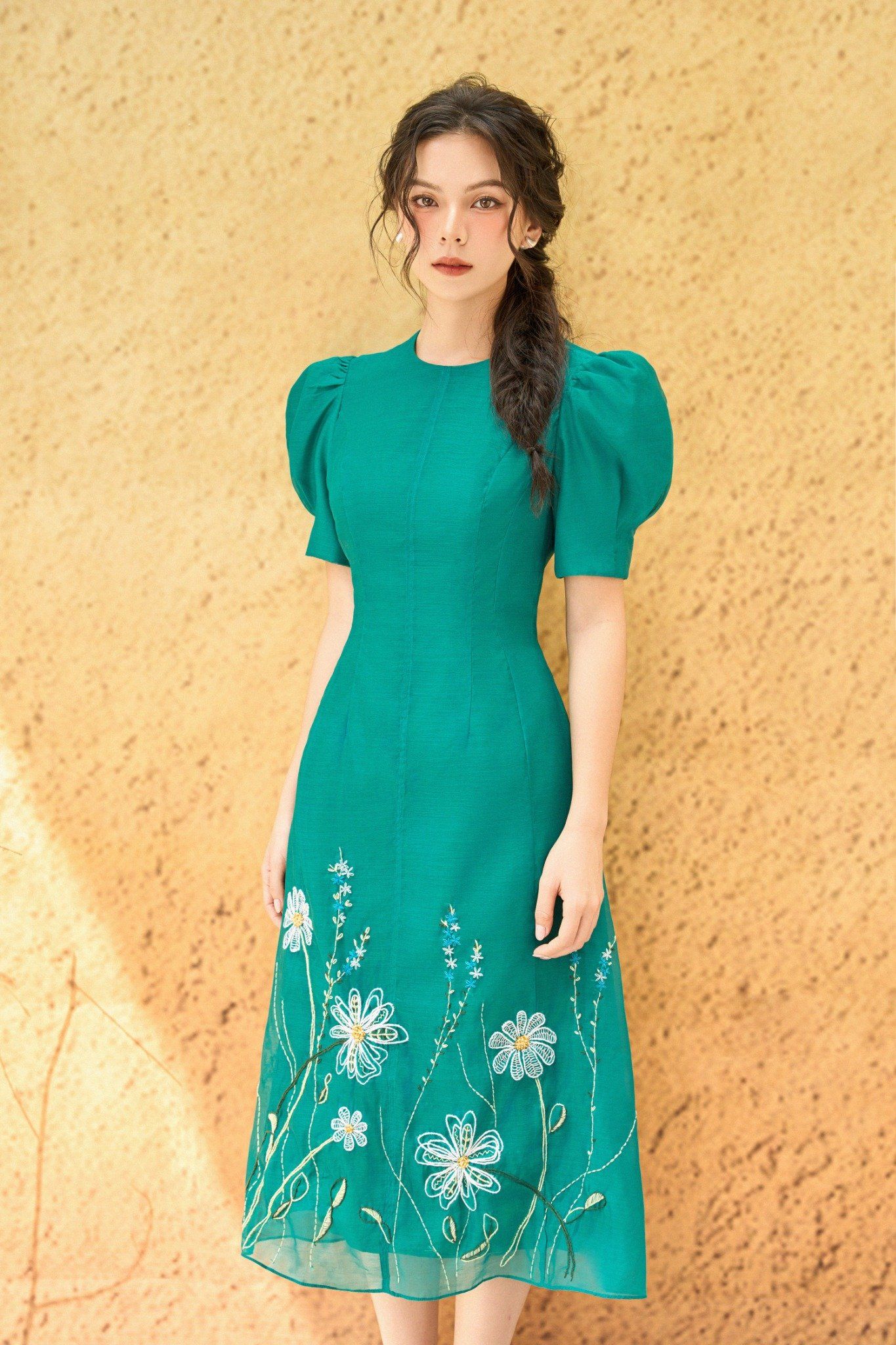 Noelle Embro Dress