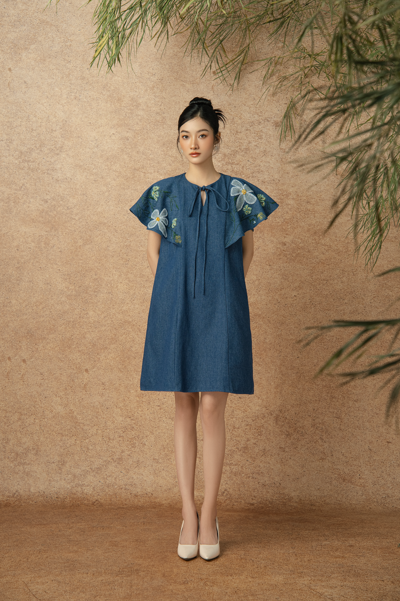Axelle Embro Dress