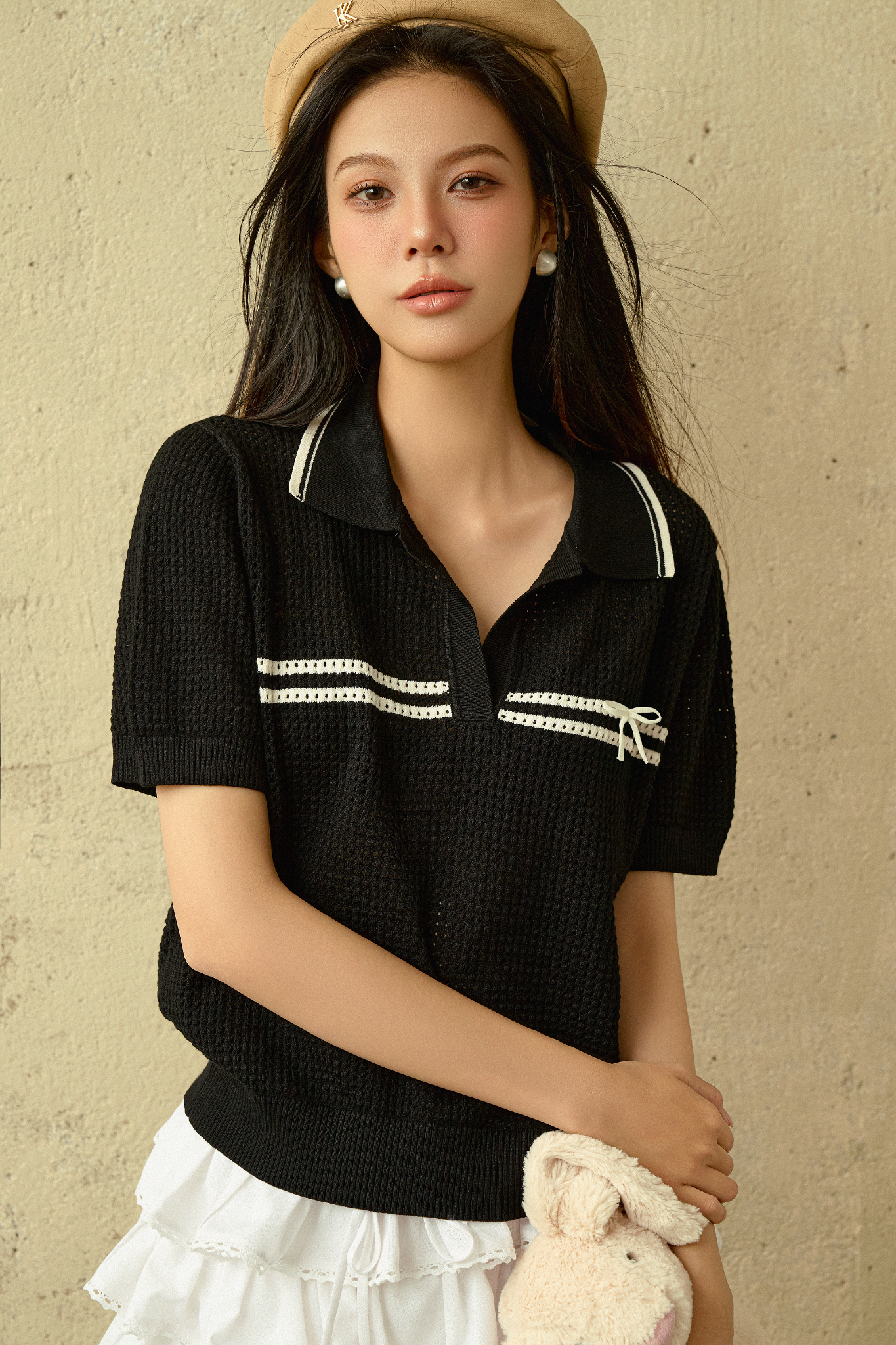 Áo Ceri Top in Black