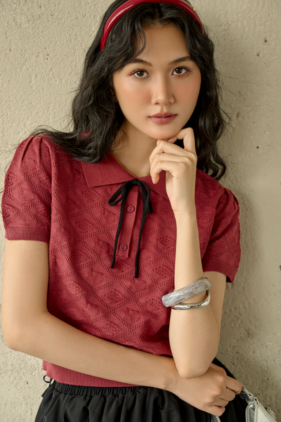  Áo Binna Top in Red 