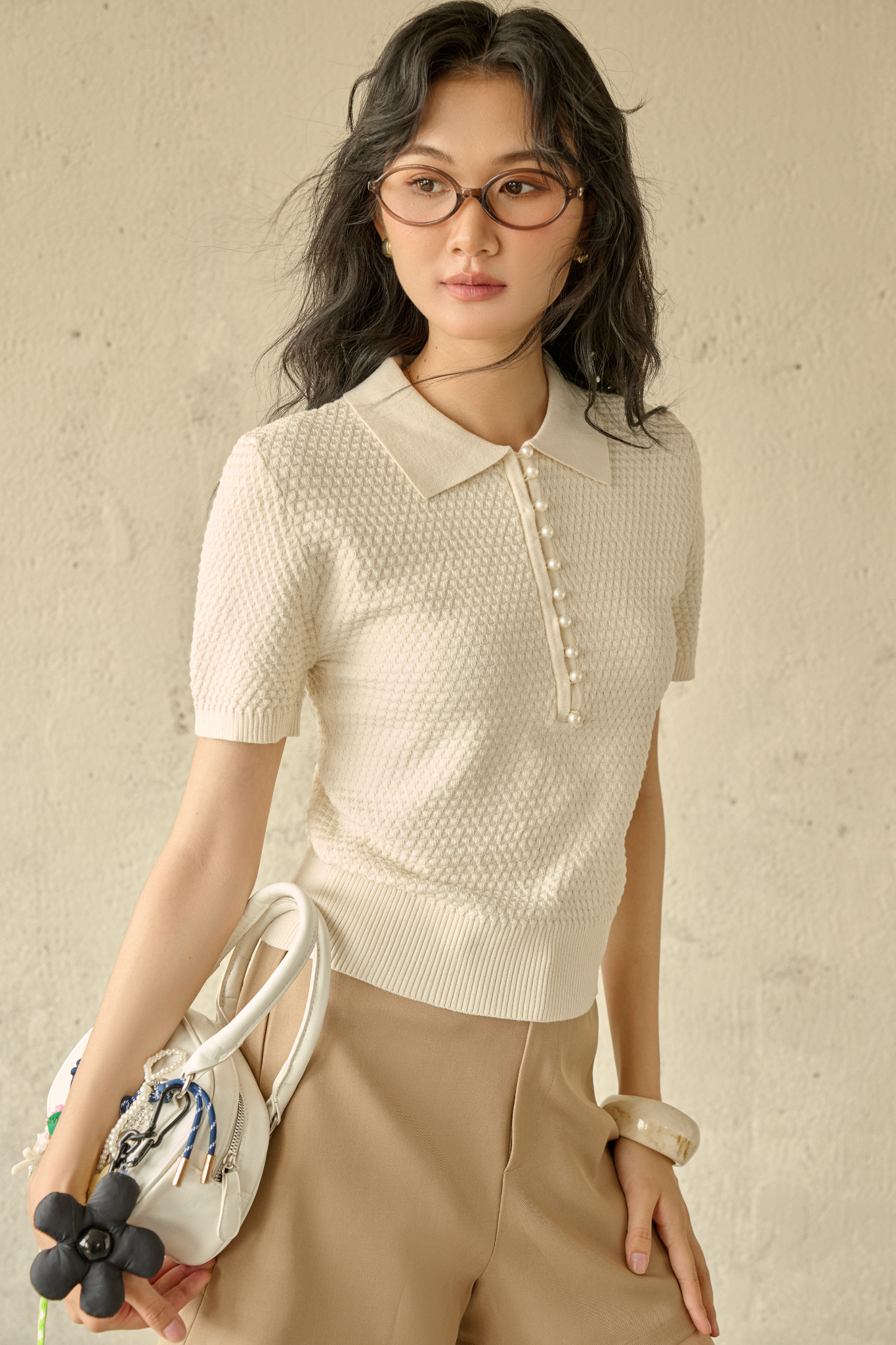 Quần Leni Shorts in Tortilla
