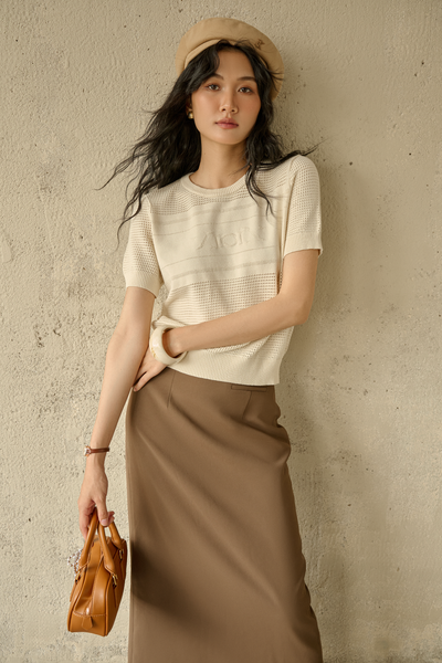  Chân váy Muriel Skirt in Brown 