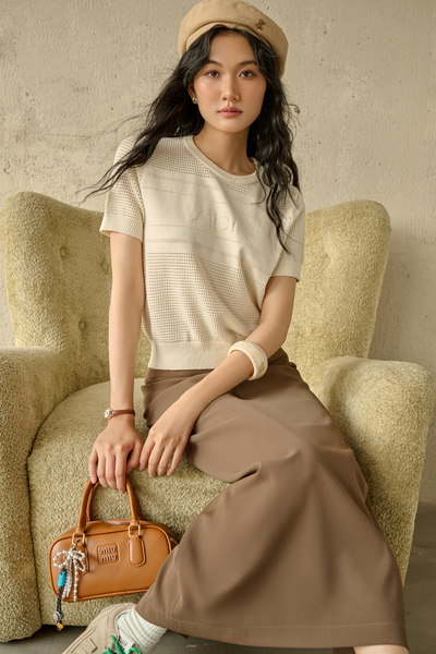 Chân váy Muriel Skirt in Brown