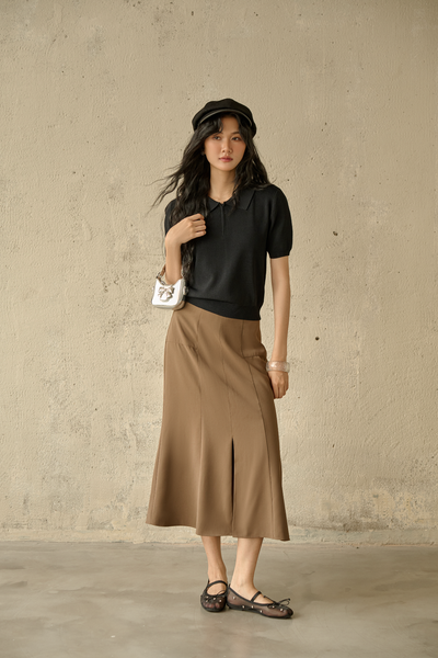  Áo Calla Top in Black 