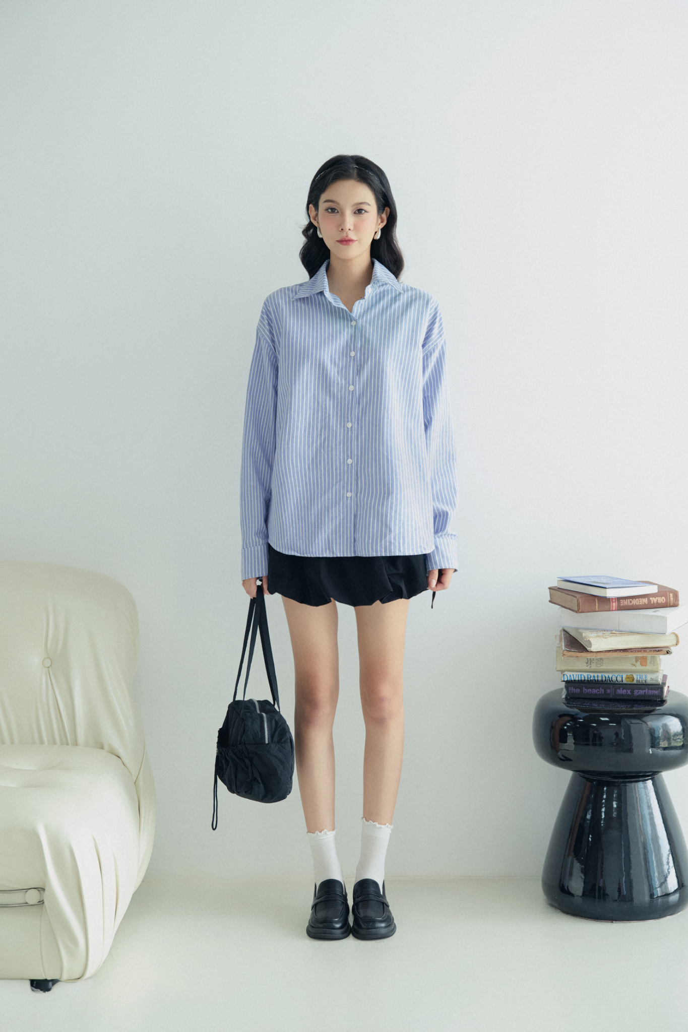 Áo Braelyn Shirt in Blue