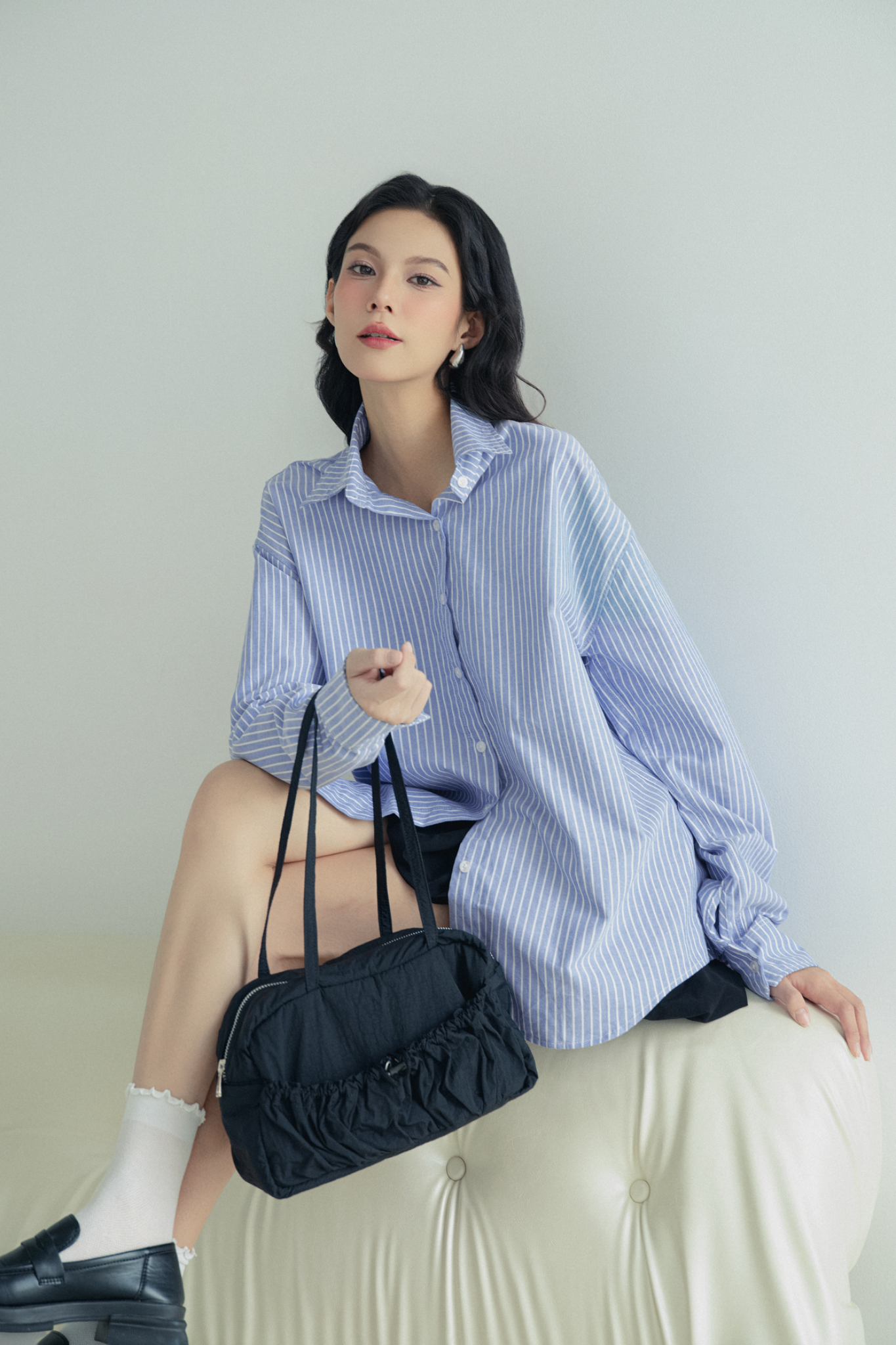 Áo Braelyn Shirt in Blue