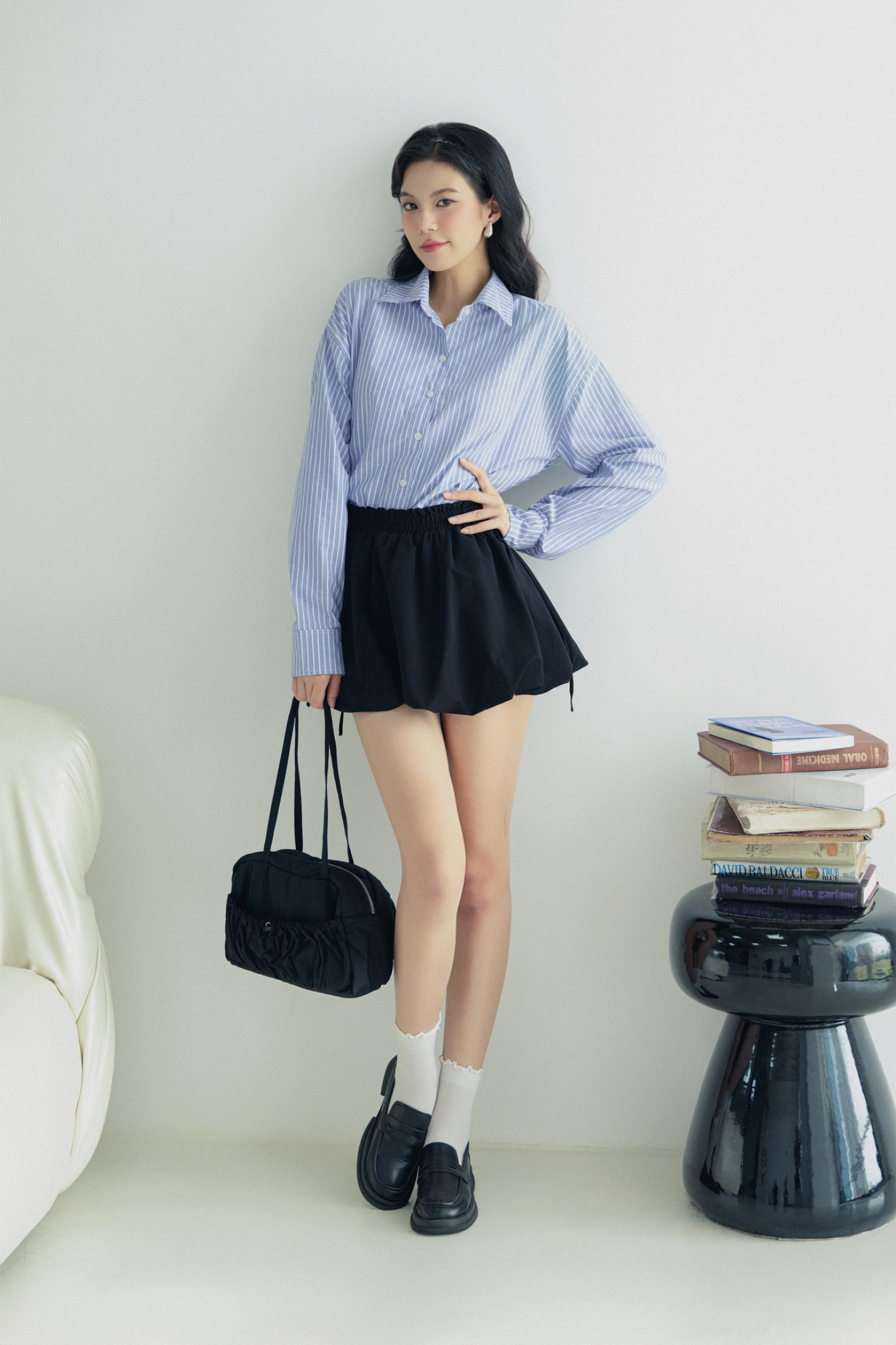 Áo Braelyn Shirt in Blue