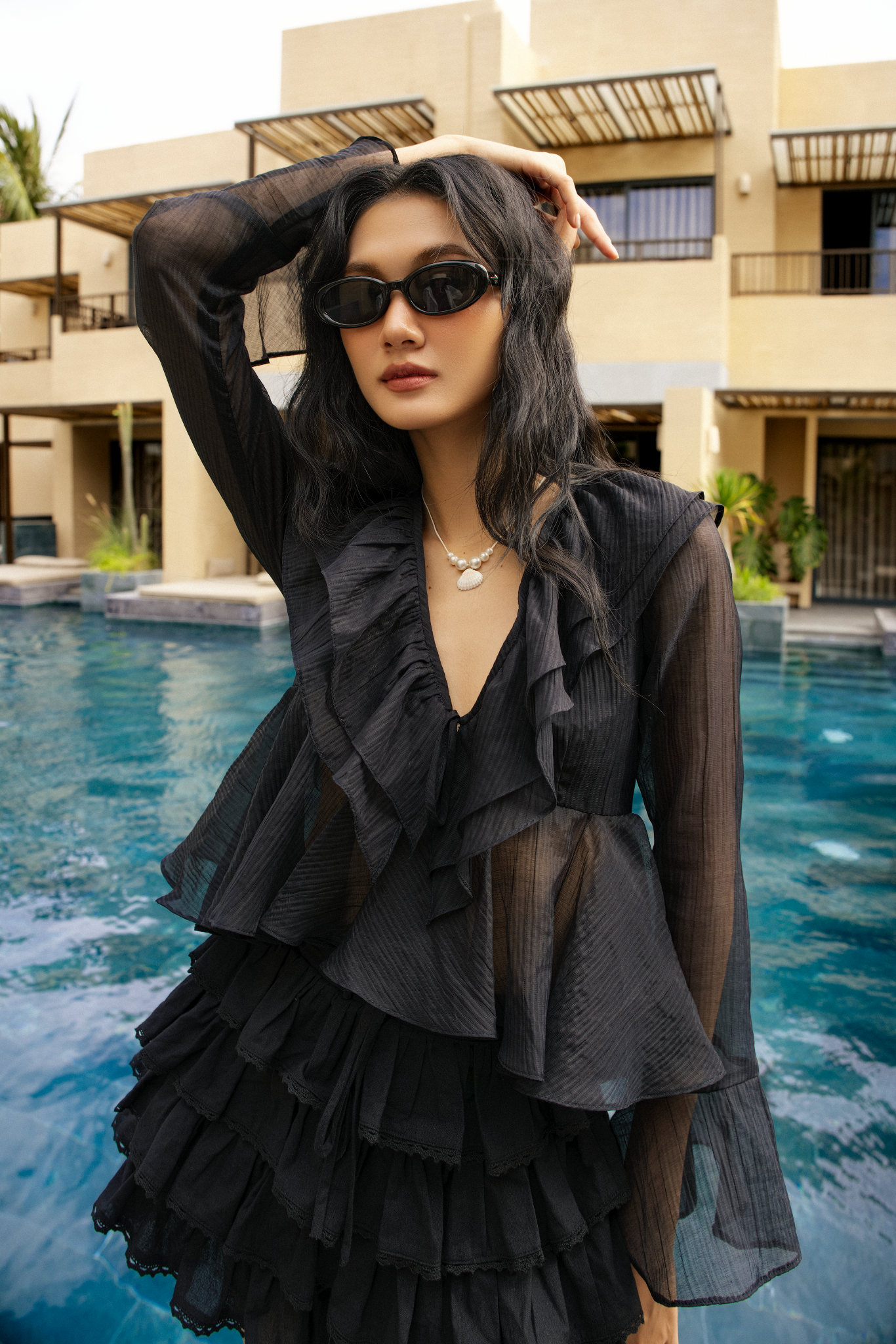 Chân váy Cicely Skirt in Black