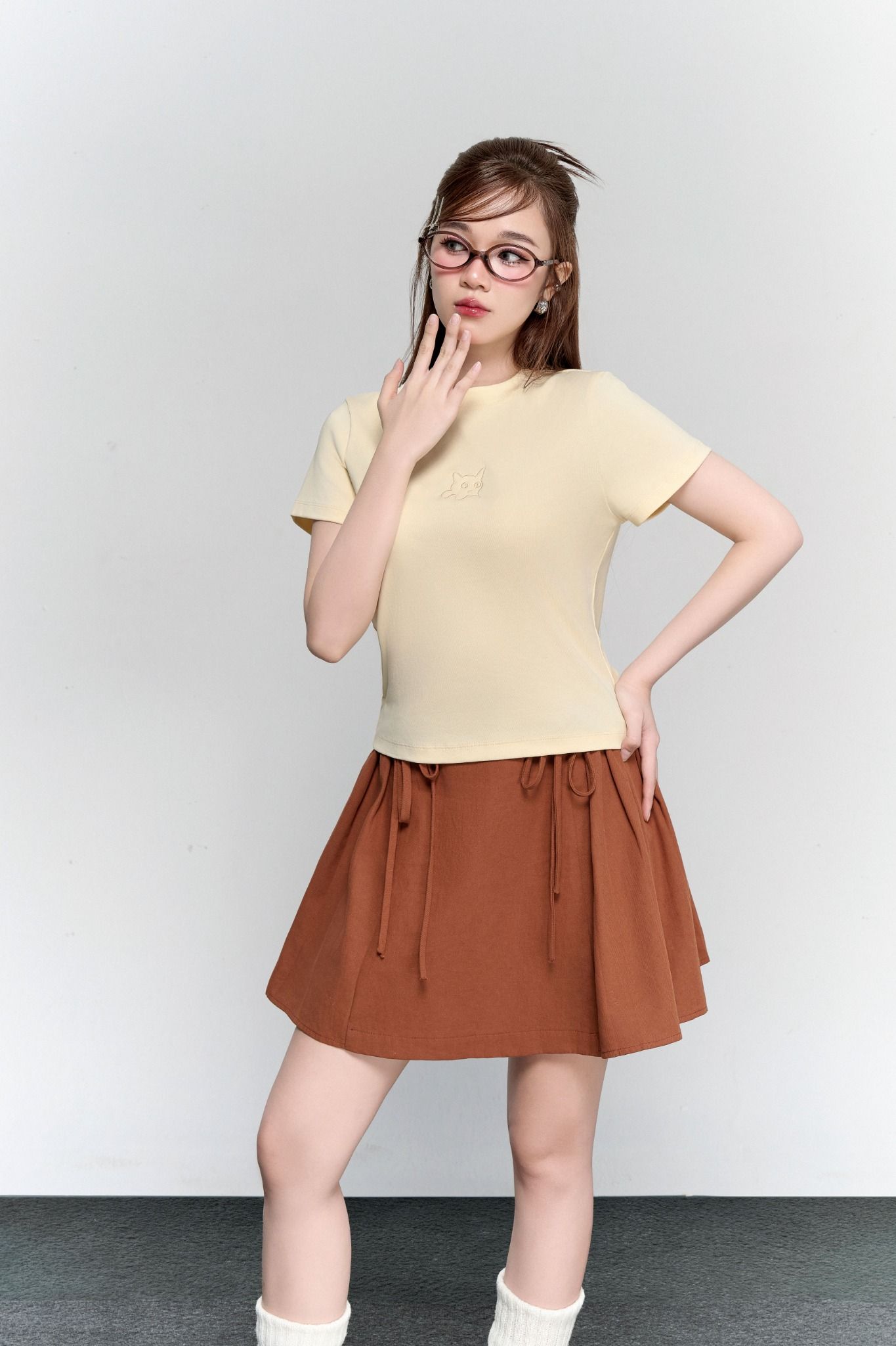 Chân váy Celestine Skirt in Orange