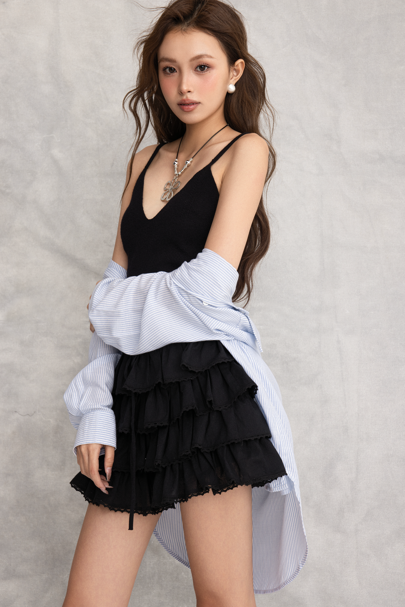 Áo Blue Ashes Striped Shirt