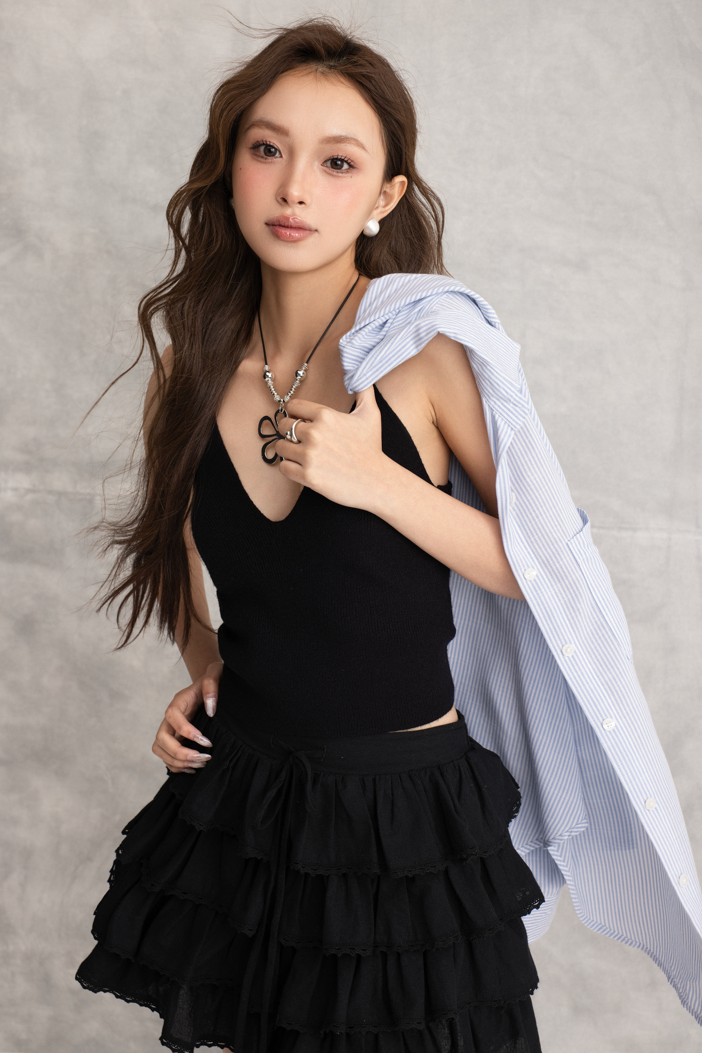 Áo Blue Ashes Striped Shirt