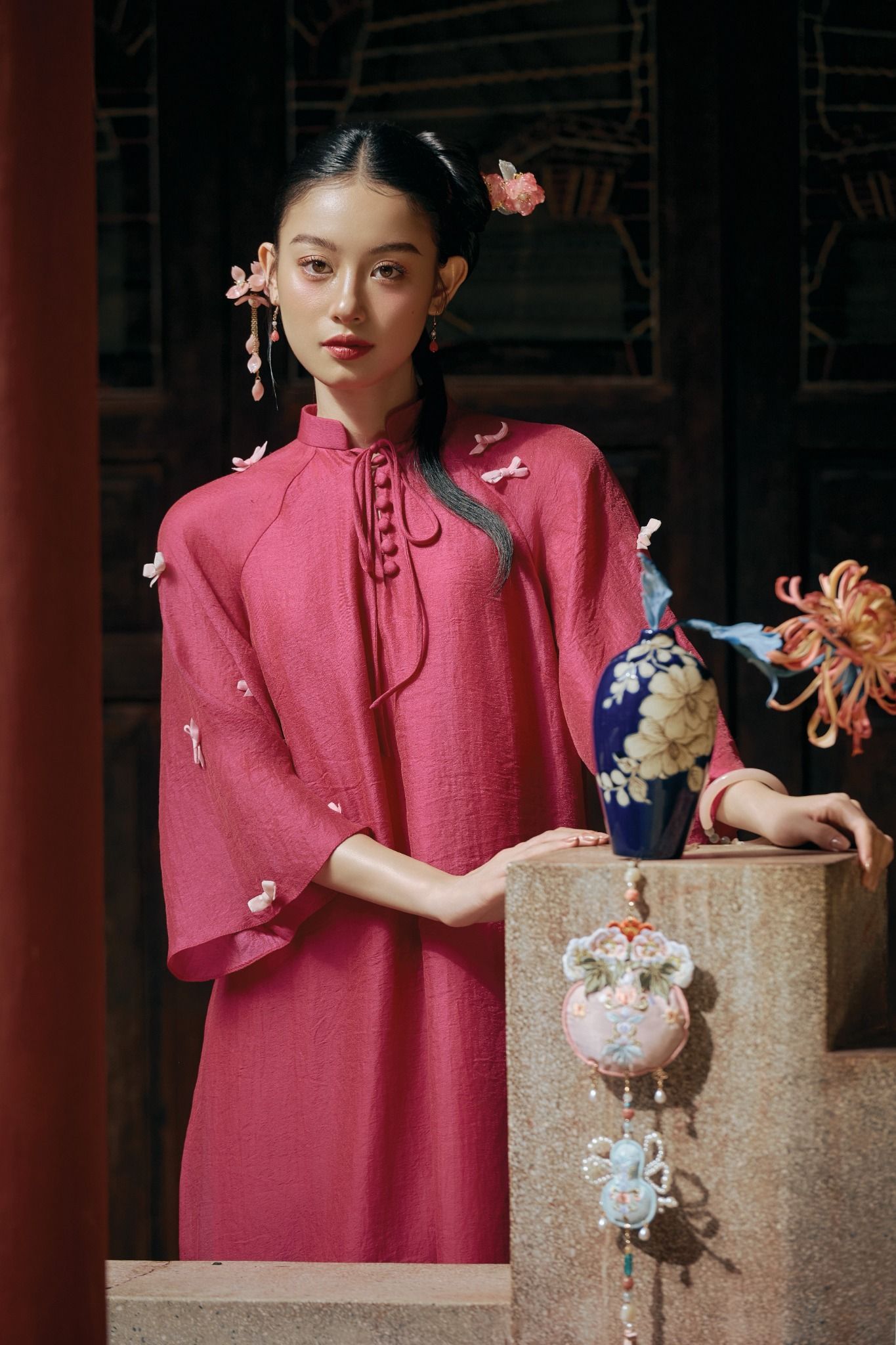 Áo Dài Diệp Liên (Không kèm quần)