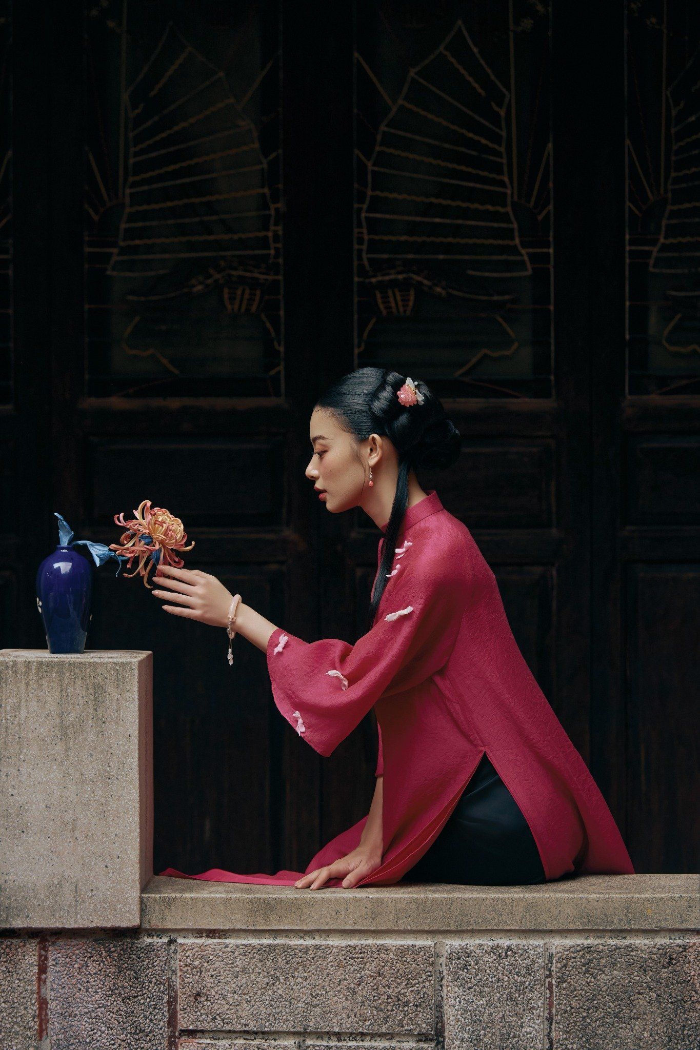 Áo Dài Diệp Liên (Không kèm quần)