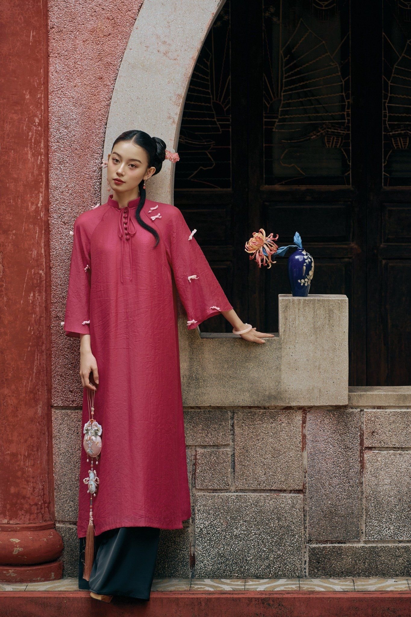 Áo Dài Diệp Liên (Không kèm quần)