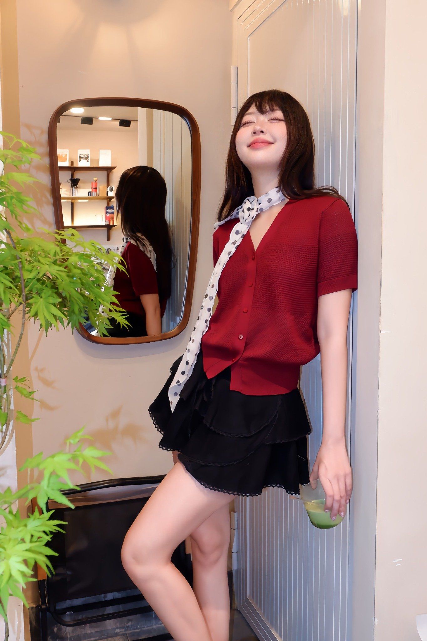 Chân váy Dimpy Skirt in Black