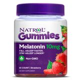 Kẹo dẻo Natrol Gummies Melatonin vị dâu