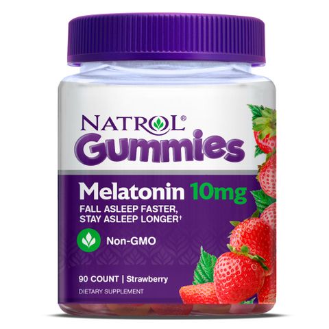 Kẹo dẻo Natrol Gummies Melatonin vị dâu