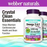 Dầu cá Webber Naturals High Potency Omega 3-6-9 180 viên