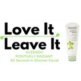 Sữa Rửa Mặt Aveeno Positively Radiant 60 Second In-Shower Facial