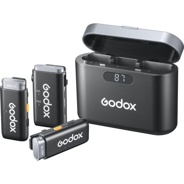 Microphone Godox WEC Kit2 (2 TX 1RX) mới 100%