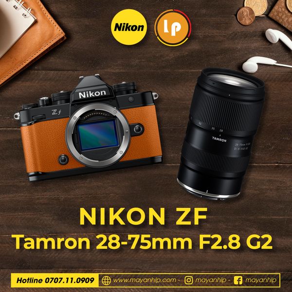 Máy ảnh Nikon ZF + Ống kính Tamron 28-75 F2.8 G2 (New)