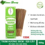 Nhang Trầm Hương Sạch Nhang Xanh không hoá chất an toàn cho sức khỏe