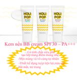 Kem Trang Điểm BB mỏng mịn chống nắng cho da khô sạm Holika Holika Holi Pop BB Cream #02 Moist SPF30/PA++ - 30ml