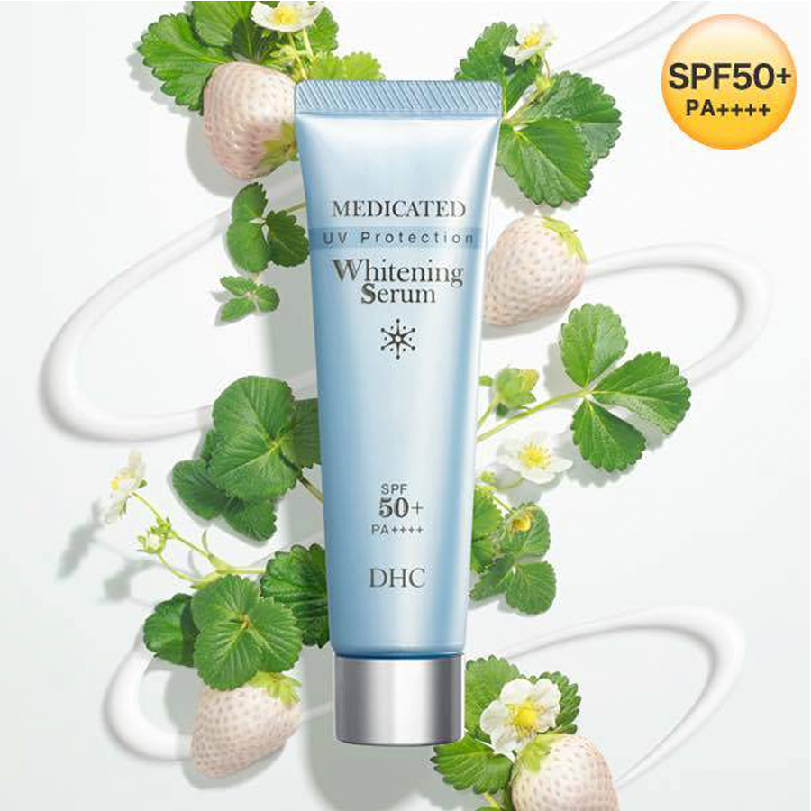 Serum chống nắng dưỡng trắng da DHC UV Protection Whitening Serum SPF 50+ PA++++