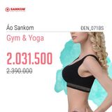 Áo tập Yoga, áo tập GYM, áo tập thể thao định hình Sankom Thụy Sỹ