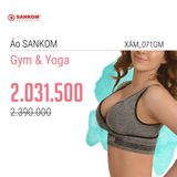 Áo tập Yoga, áo tập GYM, áo tập thể thao định hình Sankom Thụy Sỹ