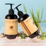 Nature Queen - Bộ gội xả nuôi dưỡng tóc và ngăn rụng tóc từ thảo dược 480ml