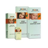 Kem tắm gội em bé từ thảo dược Moraz baby soapless soap