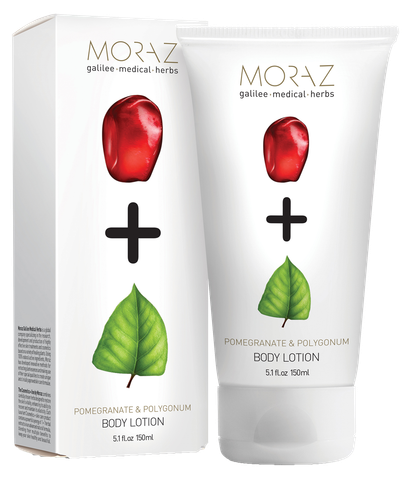 Sữa dưỡng thể thảo mộc Israel sữa dưỡng thể cho phụ nữ mang thai Moraz Pomegranate & Polygonum Body Lotion 150ml