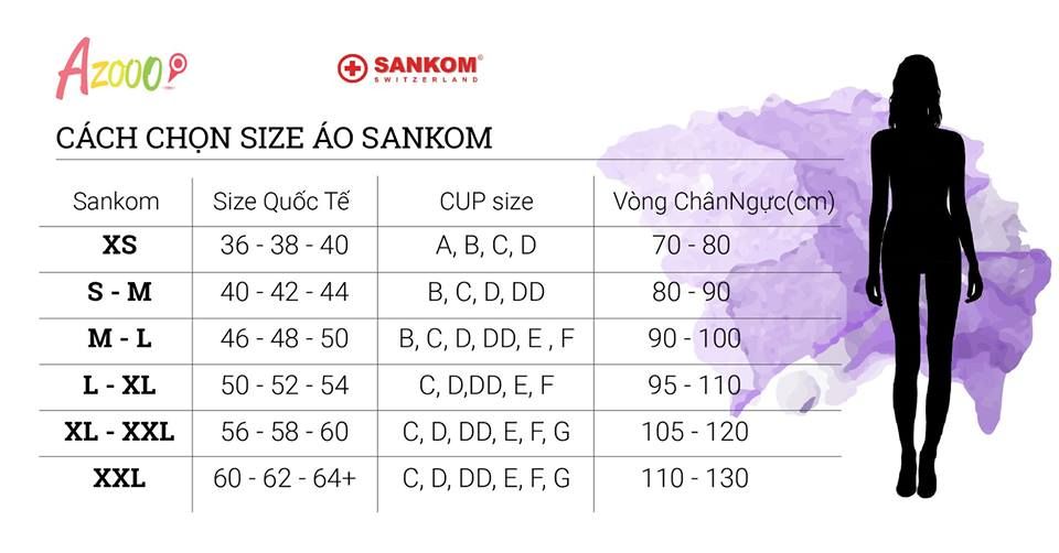 Cách chọn size áo gen định hình Sankom