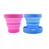 Cốc tiệt trùng cho cốc nguyệt san Aneer xếp gọn bằng silicon có nắp đậy dùng được trong lò viba microwave