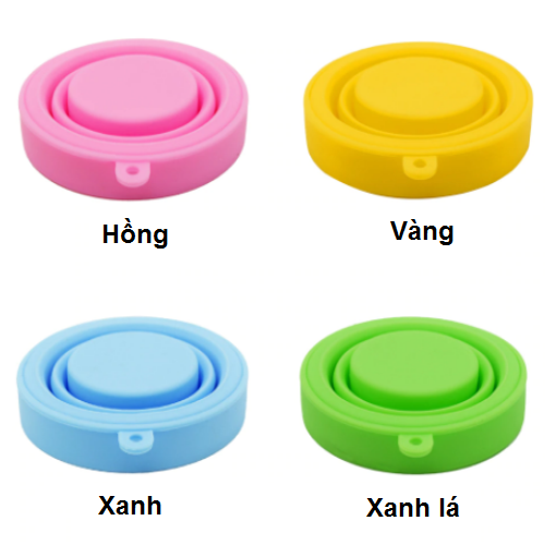 ly silicon cốc tiệt trùng cho cốc nguyệt san xếp gọn