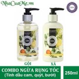 Dầu gội Ngừa Rụng Tóc Citrus Om Fountain tinh dầu Cam Quýt Bưởi