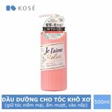 Dầu Dưỡng Tóc Dành Cho Tóc Xơ Cứng Kosé Cosmeport Je l'aime Relax Treatment Soft & Moist 500ml