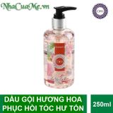 Dầu gội phục hồi tóc hư tổn hương hoa Om Fountain La Vie En Rose 250ml