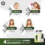 Dầu gội ngừa rụng tóc Gừng Sẻ & Sả Chanh Om Fountain 250ml