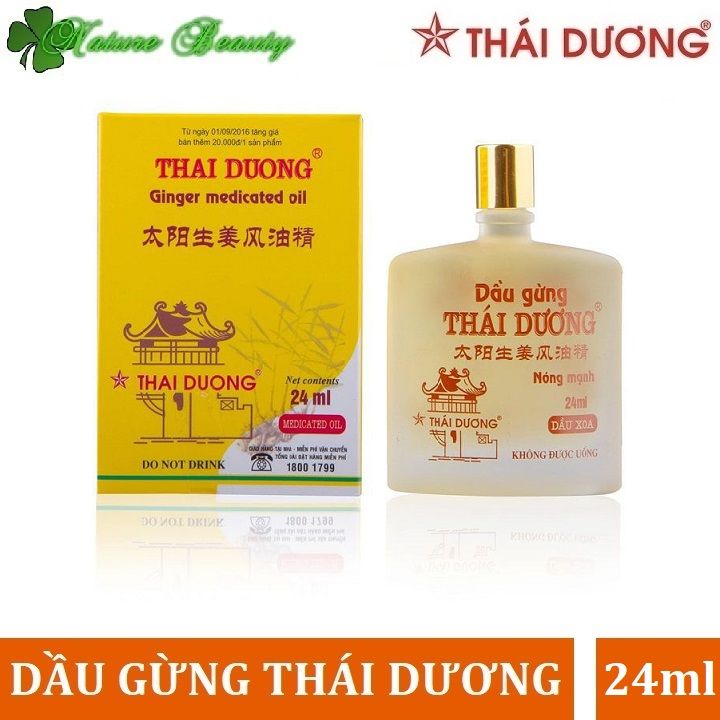 Dầu gừng Thái Dương 24ml