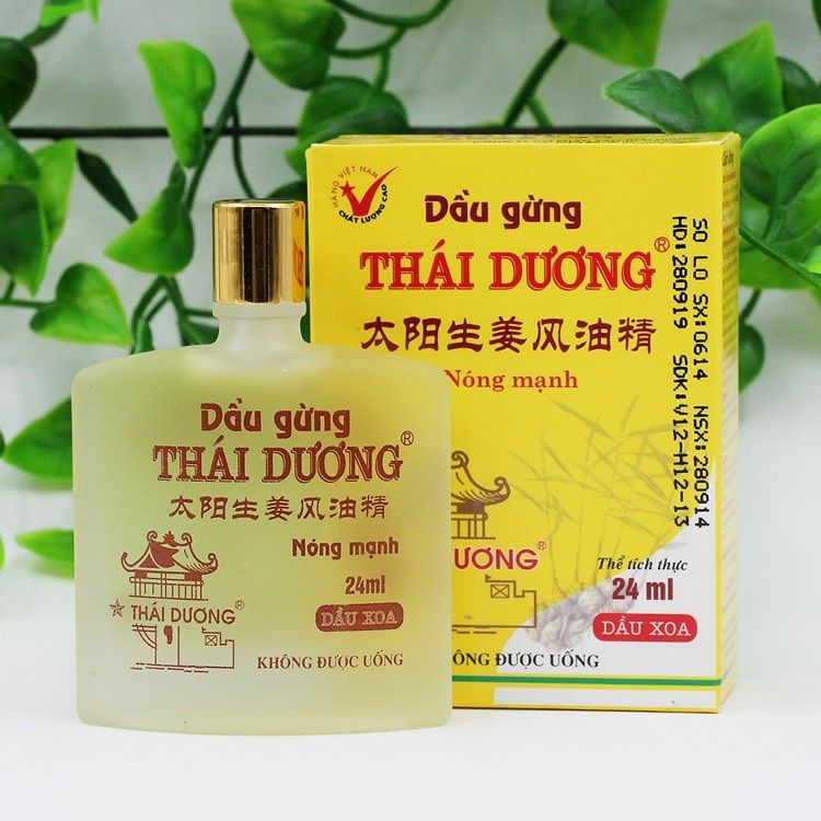 Dầu gừng Thái Dương 24ml