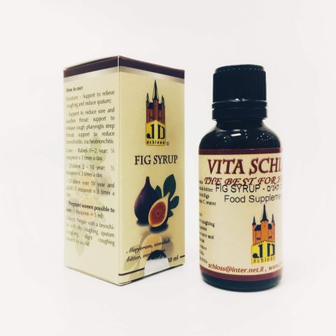 Siro Ho, Tiêu Đờm Thảo Dược Israel - Schloss Fig Ryrup 30ml