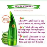 Gel Dưỡng da toàn thân, kem dưỡng thể dạng gel từ Lô Hội Holika Holika Aloe 99% Soothing Gel - 250ml
